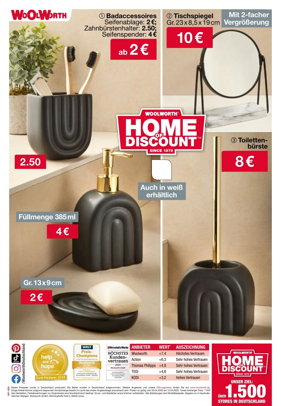 Woolworth Angebote von 9. April bis 15. April 2025 - Prospekt seite 46