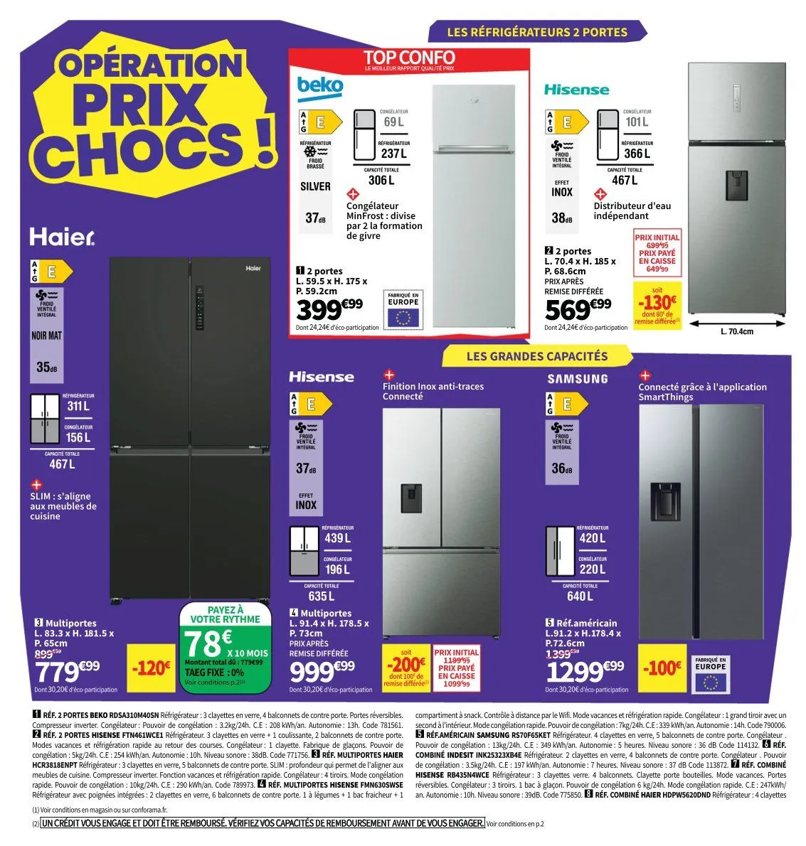 Catalogues Conforama du 28 octobre au 25 décembre 2025 - Catalogue page 46