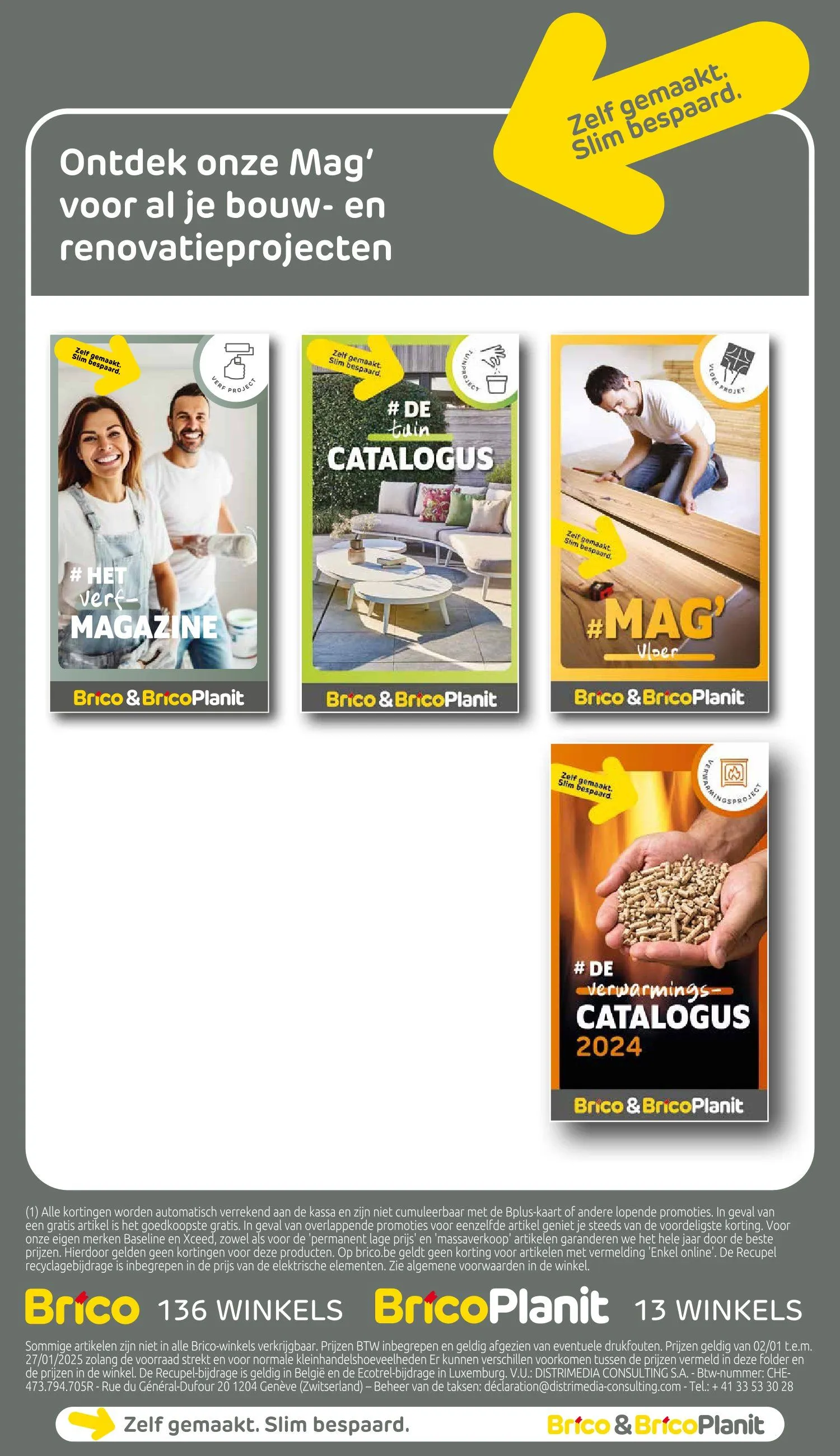 Speciale promoties van Brico van 2 januari tot 27 januari 2025 - folder pagina 46