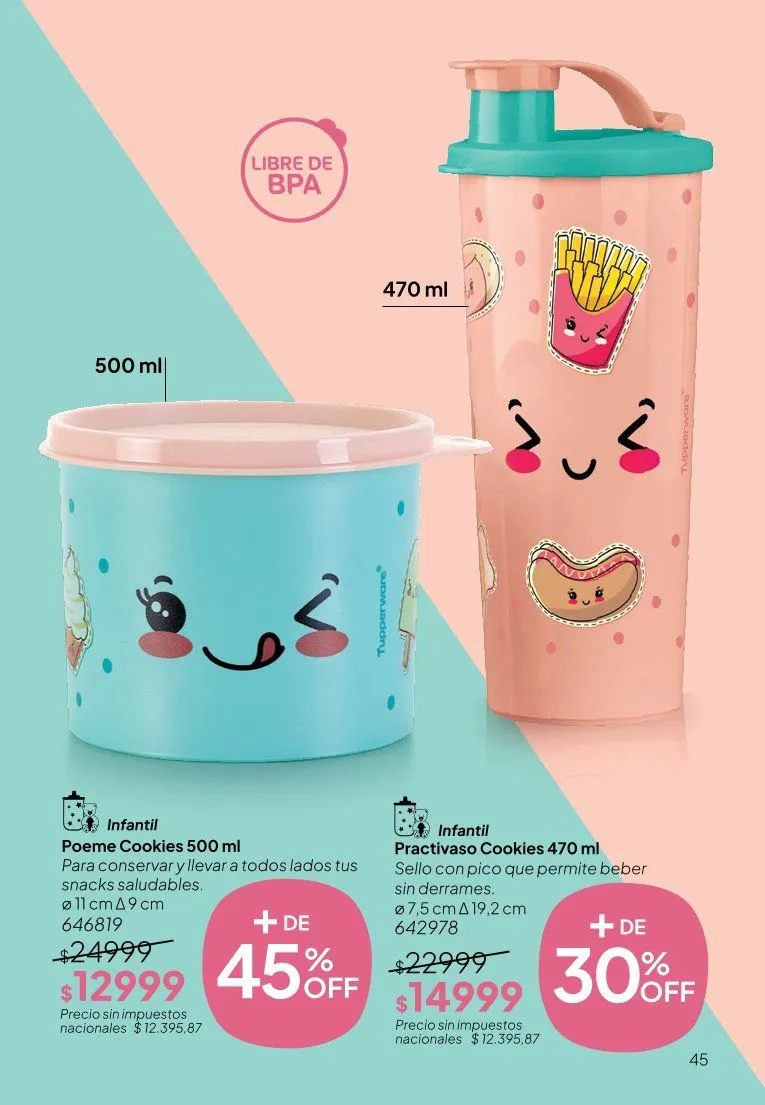 Ofertas de  Ofertas Tupperware  9 de junio al 30 de junio 2026 - Página 45 del catálogo