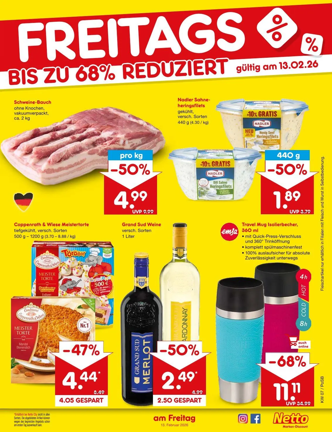 Netto Marken-Discount von 6. Februar bis 14. Februar 2026 - Prospekt seite 47