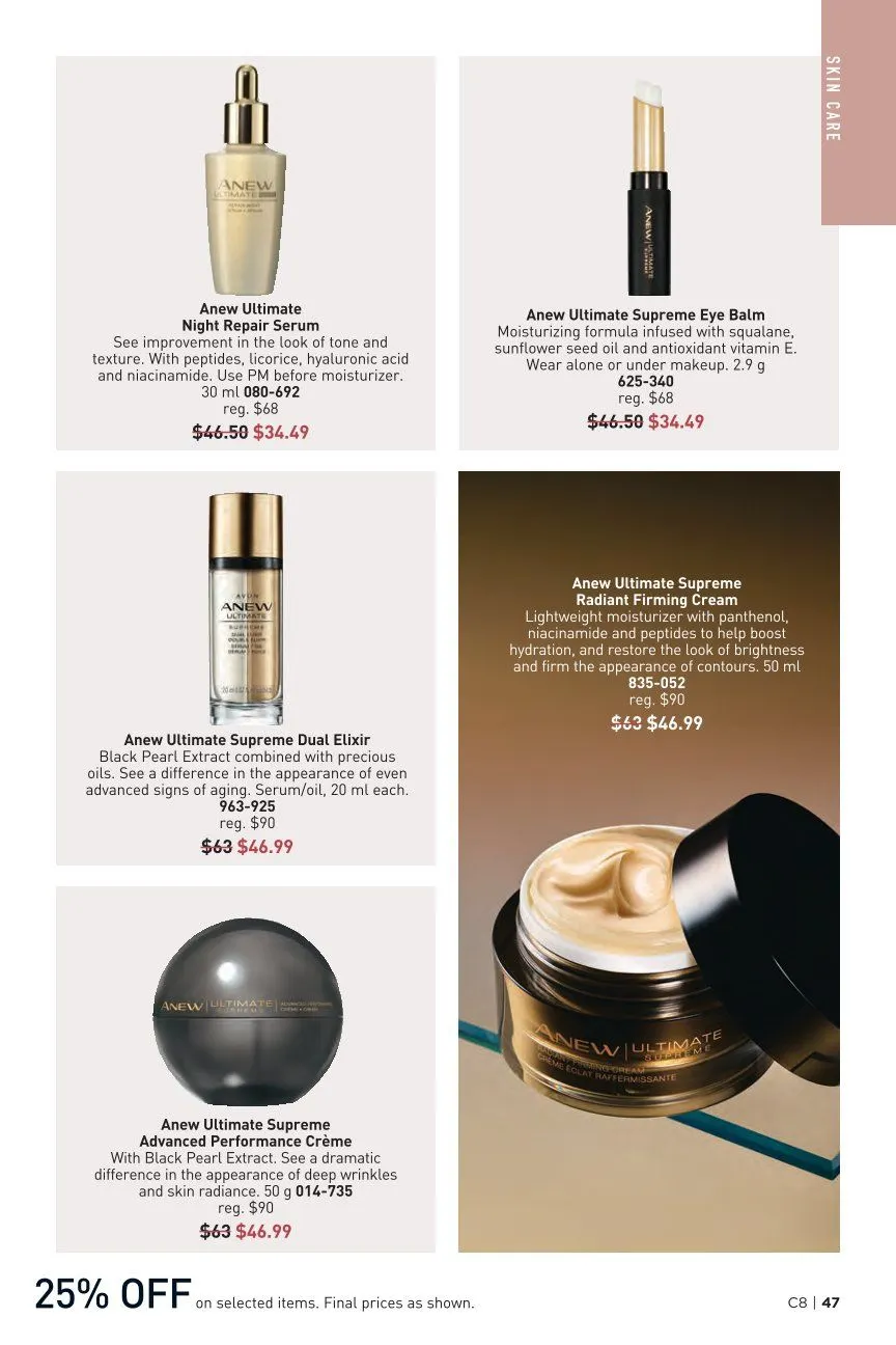 Avon Sales from April 7 to April 20 2026 - flyer page 47