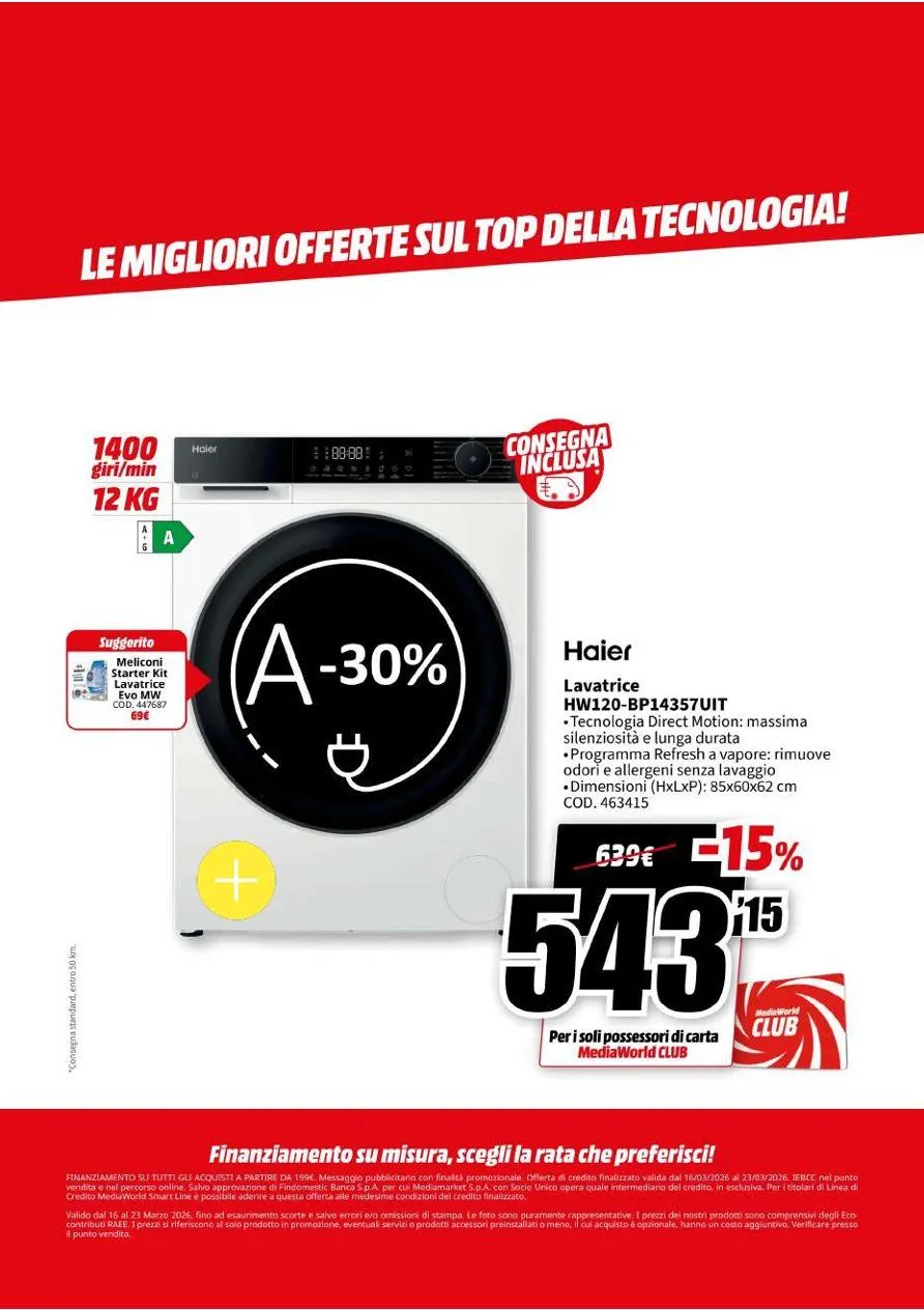 Volantini MEDIAWORLD da 16 marzo a 23 marzo di 2026 - Pagina del volantino 47