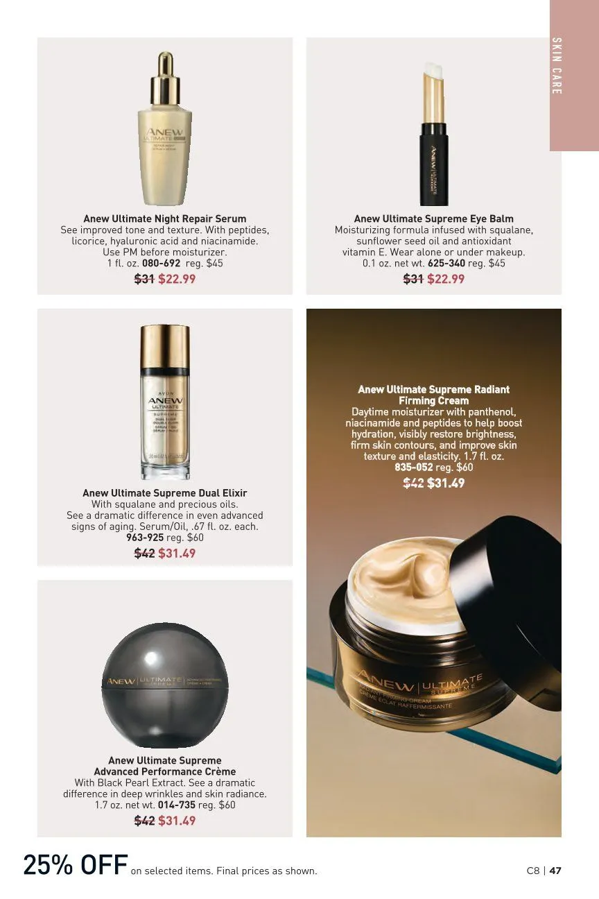  Avon Sales from April 10 to April 30 2026 - flyer page 47