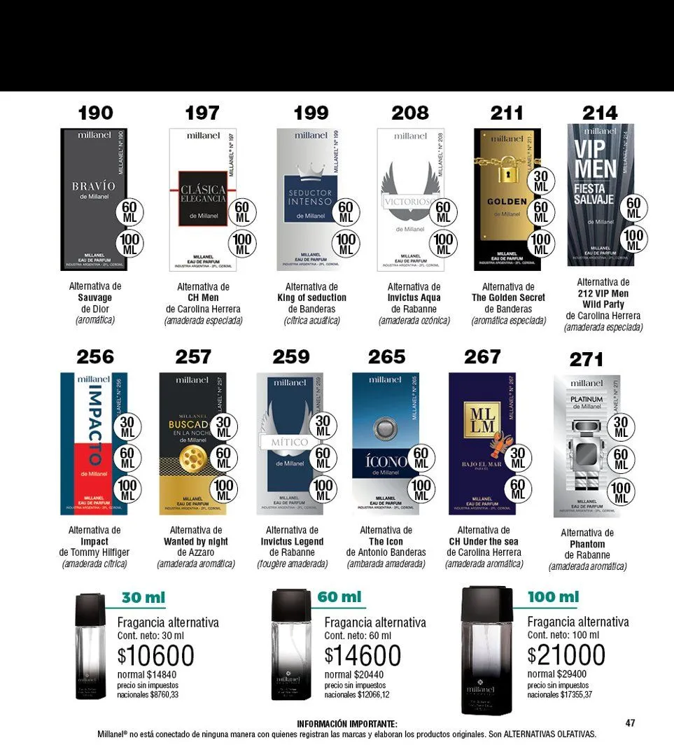 Ofertas de  Ofertas Millanel  20 de julio al 16 de agosto 2026 - Página 47 del catálogo