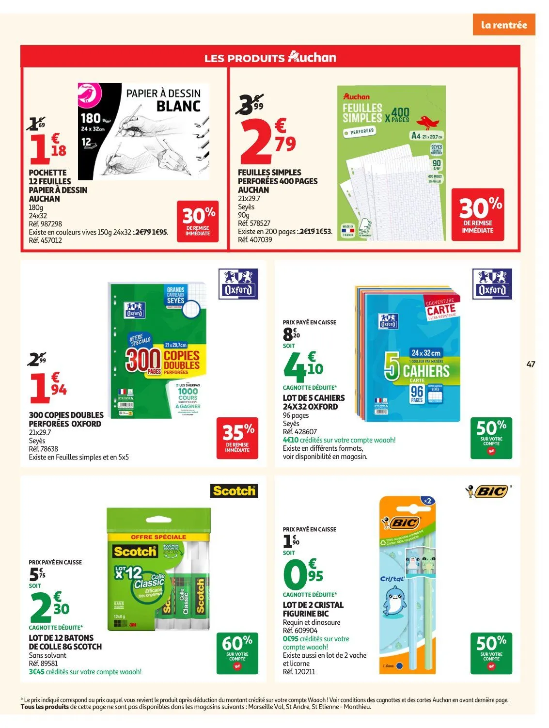 Catalogues Auchan du 28 juillet au 8 août 2026 - Catalogue page 47