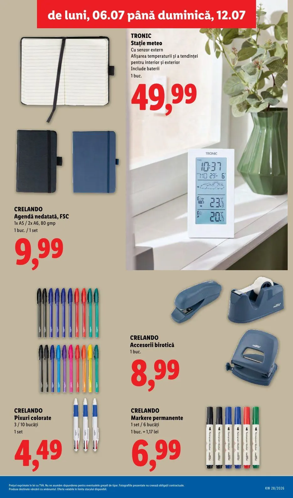 Catalog Oferte de neratat Lidl de la 6 iulie până la 12 iulie 2026 - Revista Pagina 47