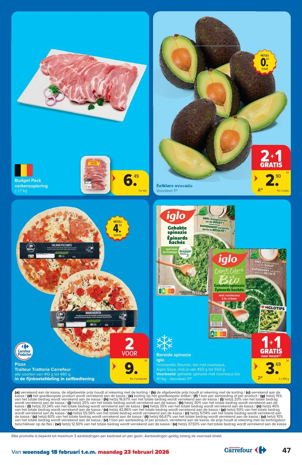 Laatste aanbiedingen in Carrefour folders van 18 februari tot 2 maart 2026 - folder pagina 47