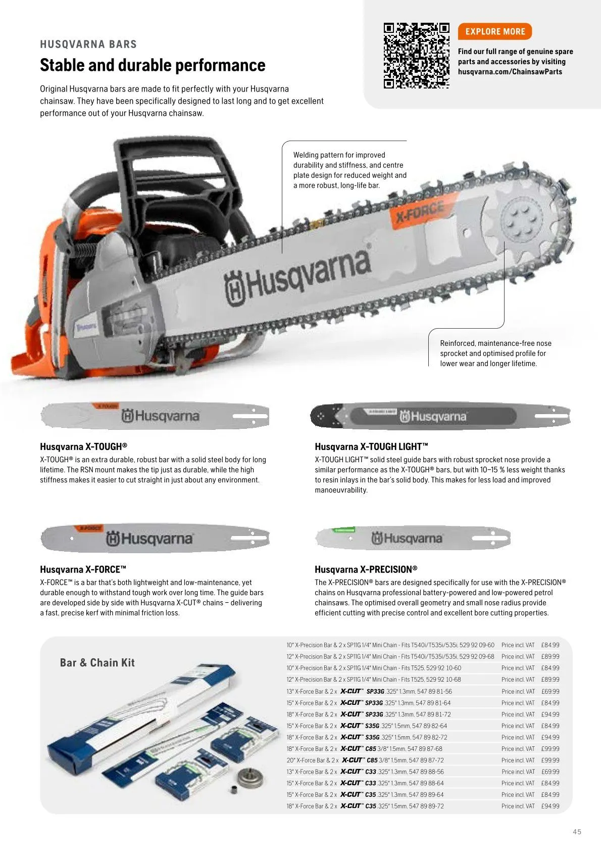 Husqvarna catalogues von 13. Februar bis 28. Februar 2026 - Flugblätt seite 47