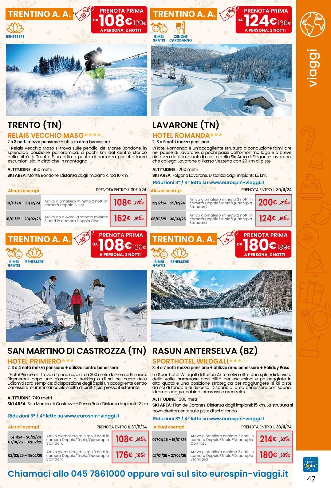 EuroSpin Brochure Offerte da 5 dicembre a 27 dicembre di 2024 - Pagina del volantino 47