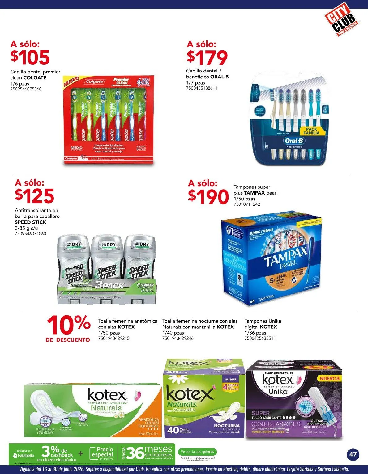 Catálogo de City Club Ofertas 1 de junio al 30 de junio 2026 - Pagina 47