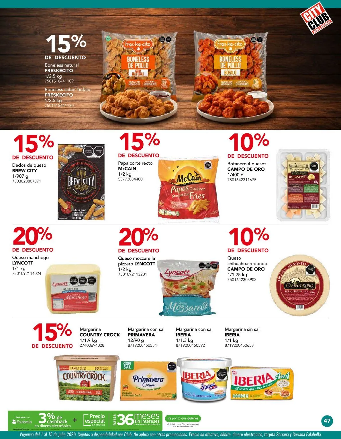 Catálogo de City Club Ofertas 1 de julio al 31 de julio 2026 - Pagina 47