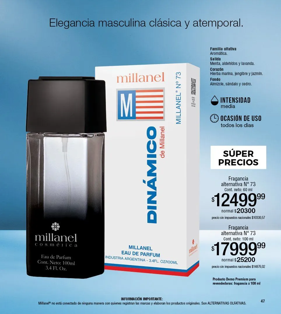 Ofertas de Catalogo Millanel 20 de octubre al 10 de noviembre 2025 - Página 47 del catálogo