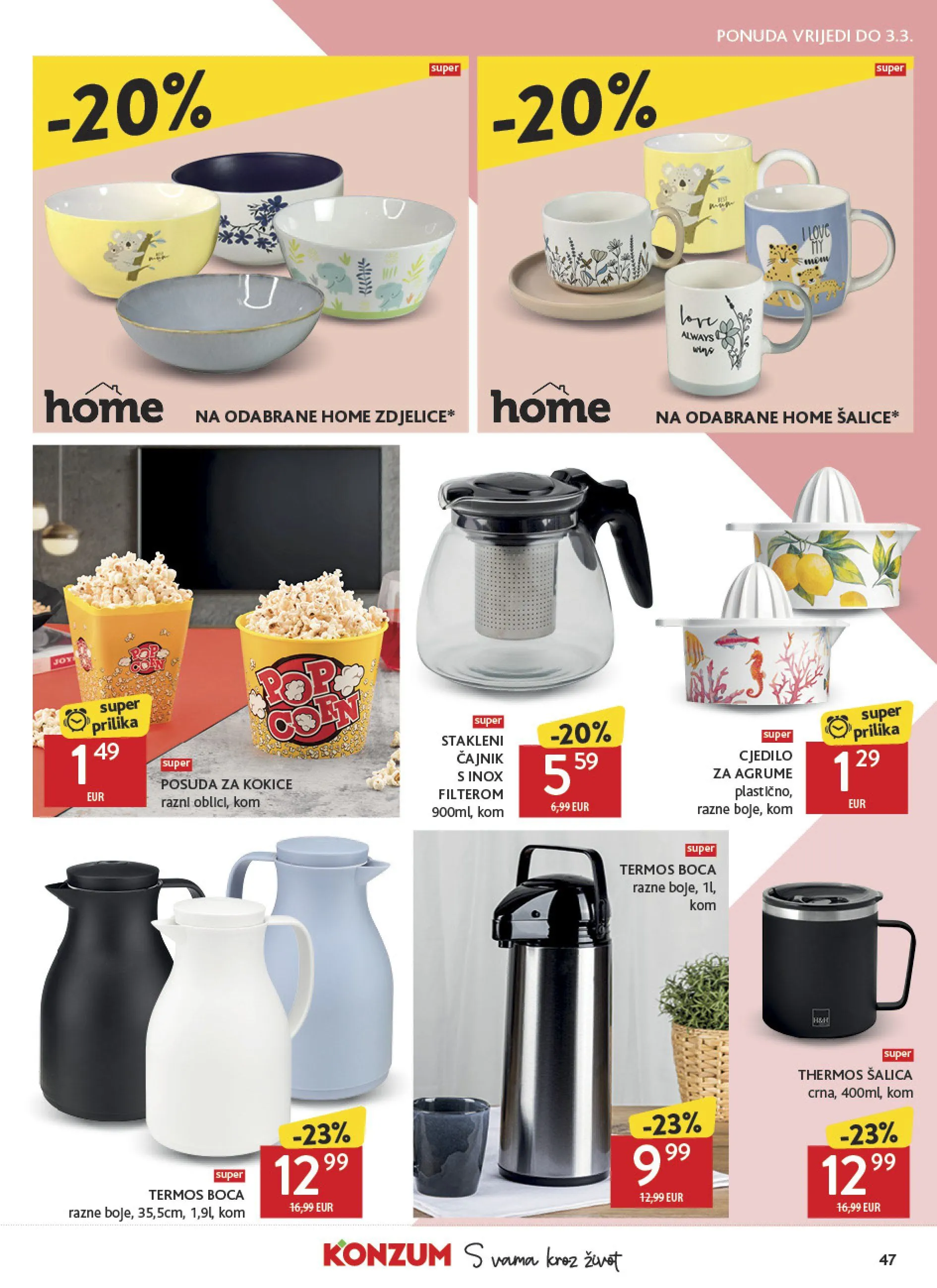 Katalog Konzum od 18. veljače do 24. veljače 2026. - Pregled Stranica 47