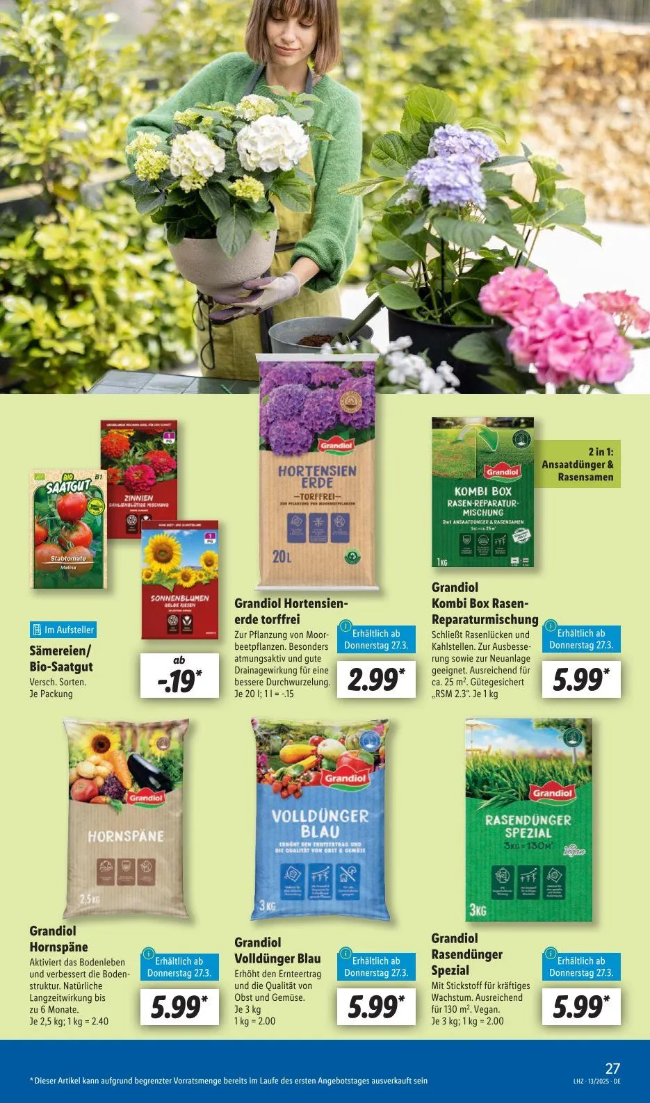 Lidl Prospekt von 24. März bis 29. März 2025 - Prospekt seite 47