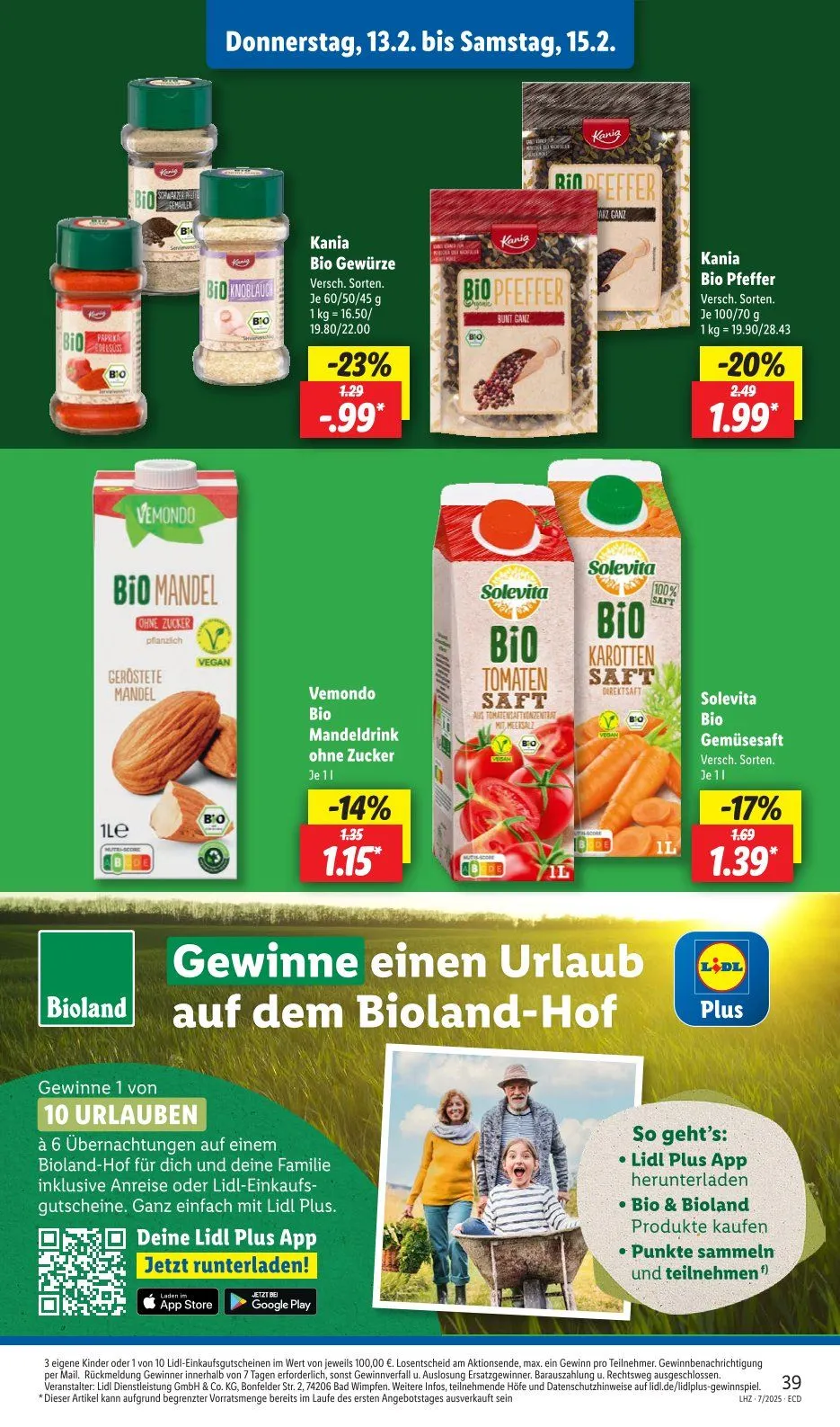Lidl Prospekt von 10. Februar bis 15. Februar 2025 - Prospekt seite 47