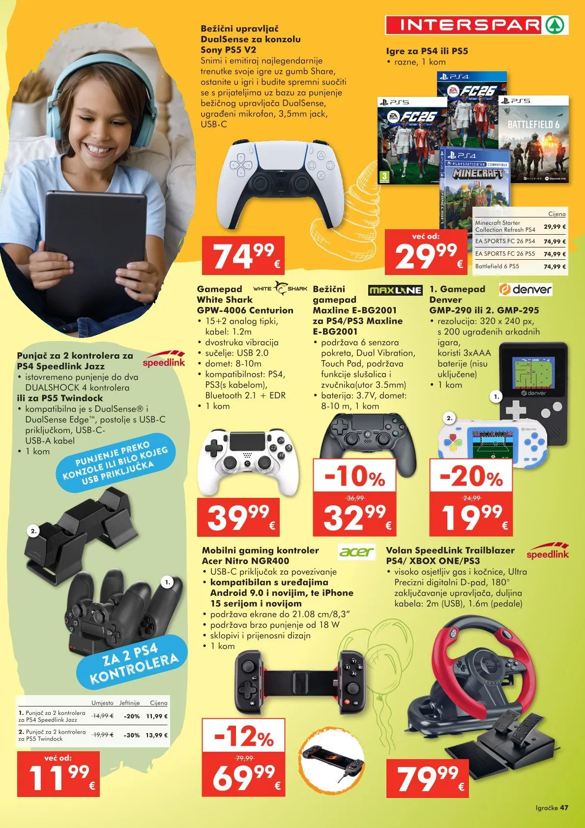 Katalog Najnovije ponude trgovine INTERSPAR od 22. listopada do 6. siječnja 2026. - Pregled Stranica 47