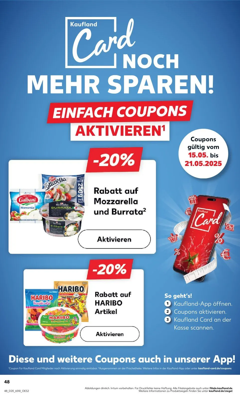 Kaufland Prospekt von 15. Mai bis 21. Mai 2025 - Prospekt seite 48