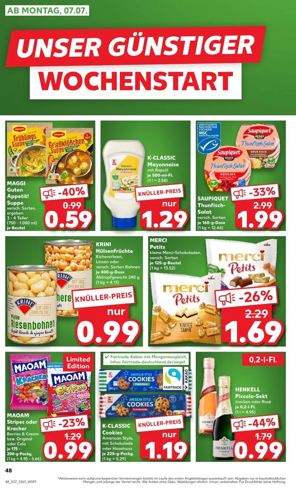 Kaufland Prospekt von 3. Juli bis 9. Juli 2025 - Prospekt seite 23