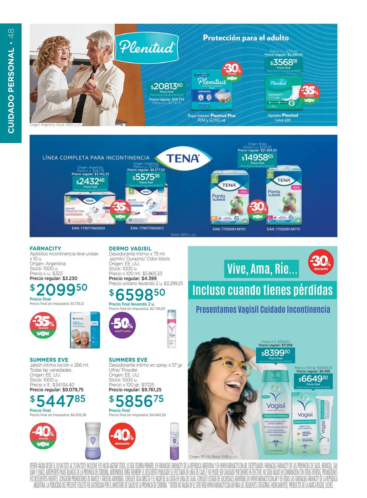 Ofertas de Farmacity Ofertas 7 de abril al 21 de abril 2025 - Página 48 del catálogo