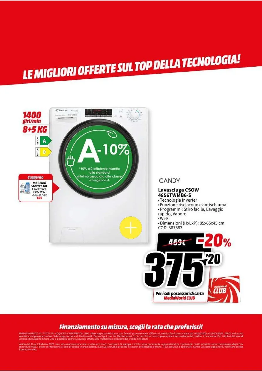 Volantini MEDIAWORLD da 16 marzo a 23 marzo di 2026 - Pagina del volantino 48