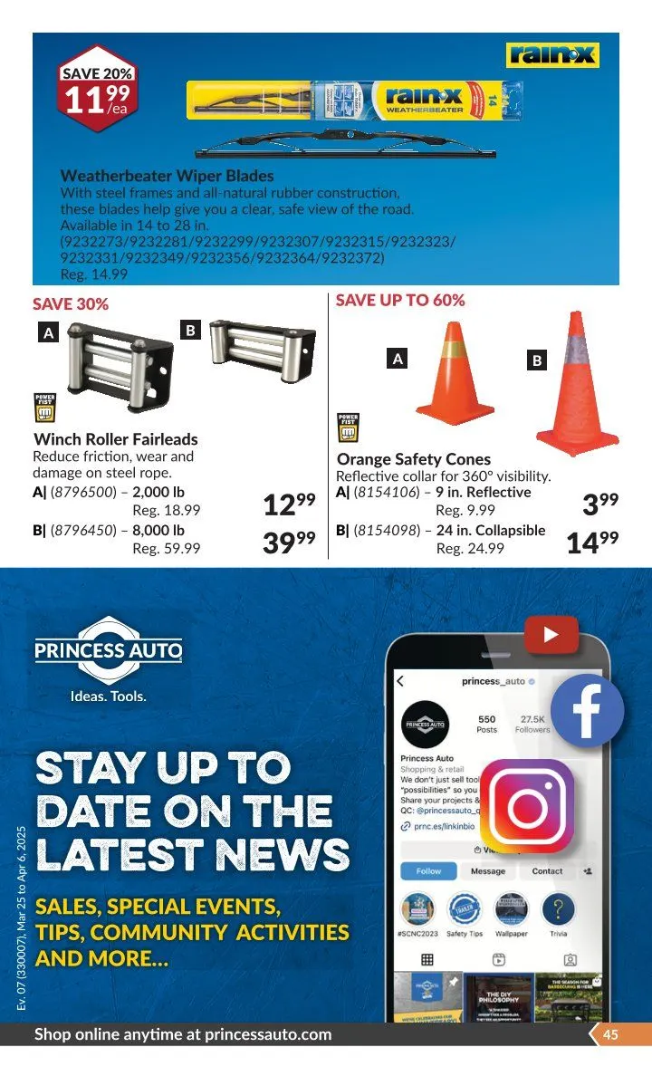 Princess Auto Sales from March 25 to April 6 2025 - flyer page 41