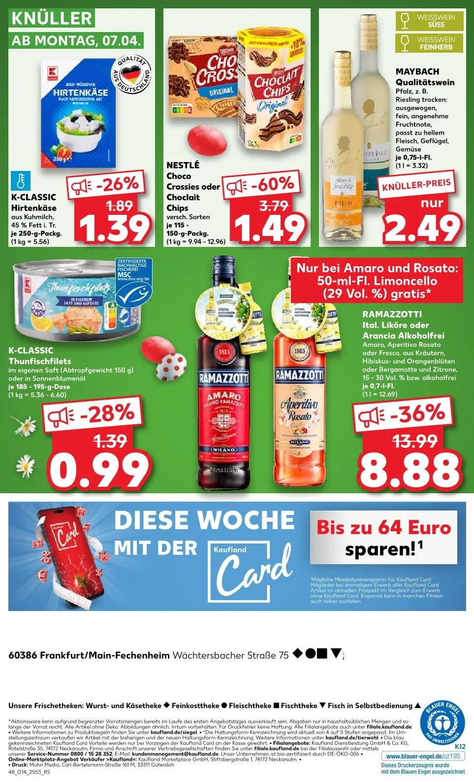 Kaufland Prospekt von 3. April bis 9. April 2025 - Prospekt seite 48