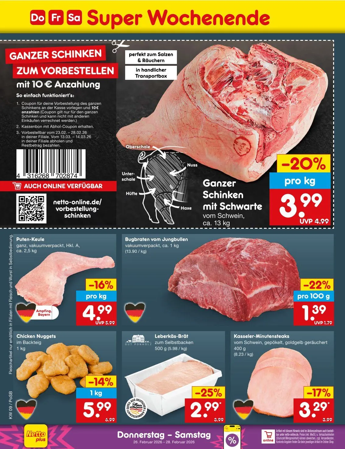 Netto Marken-Discount Prospekte von 23. Februar bis 28. Februar 2026 - Prospekt seite 48