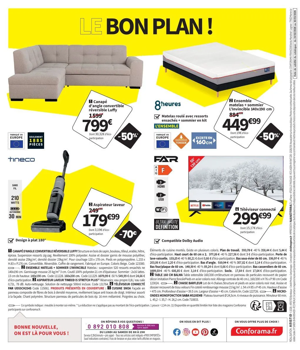 Catalogue Conforama du 24 février au 30 mars 2026 - Catalogue page 48