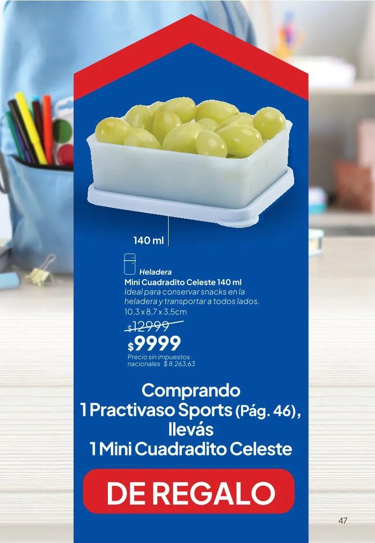 Ofertas de  Ofertas Tupperware  9 de junio al 30 de junio 2026 - Página 47 del catálogo
