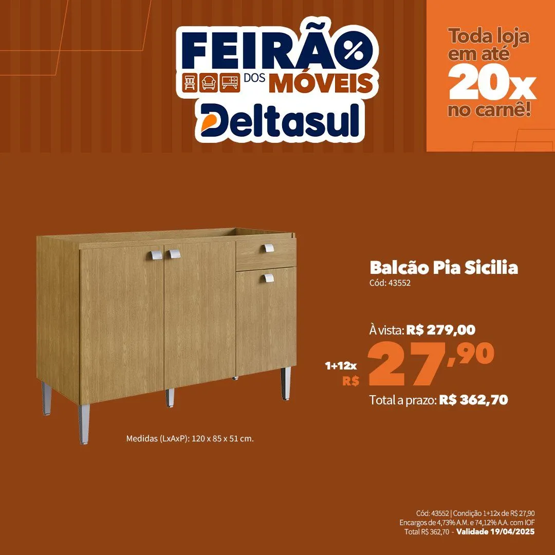 Encarte de Deltasul Ofertas semanais! 31 de março até 19 de abril 2025 - Pagina 1