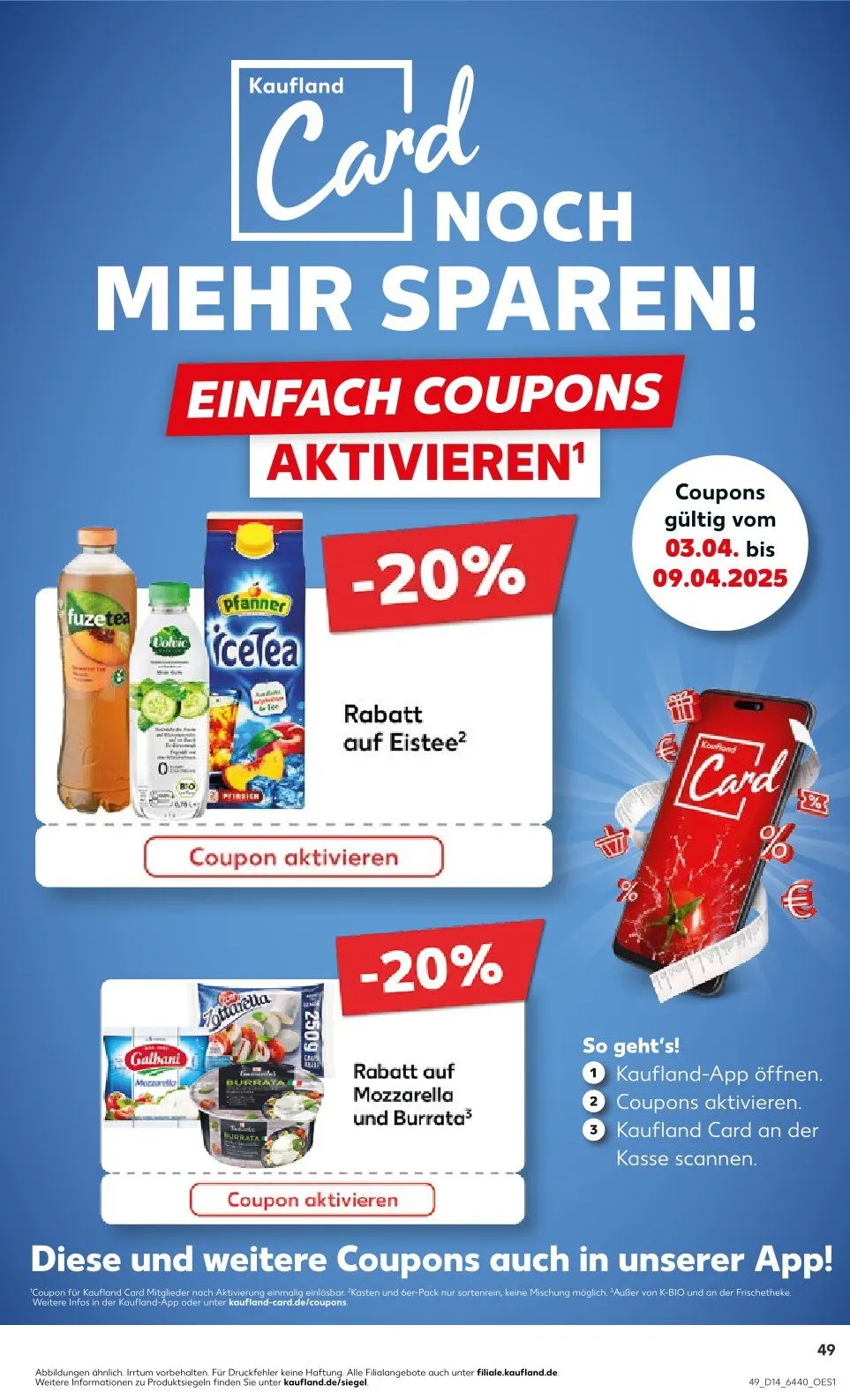 Kaufland Prospekt von 3. April bis 9. April 2025 - Prospekt seite 49