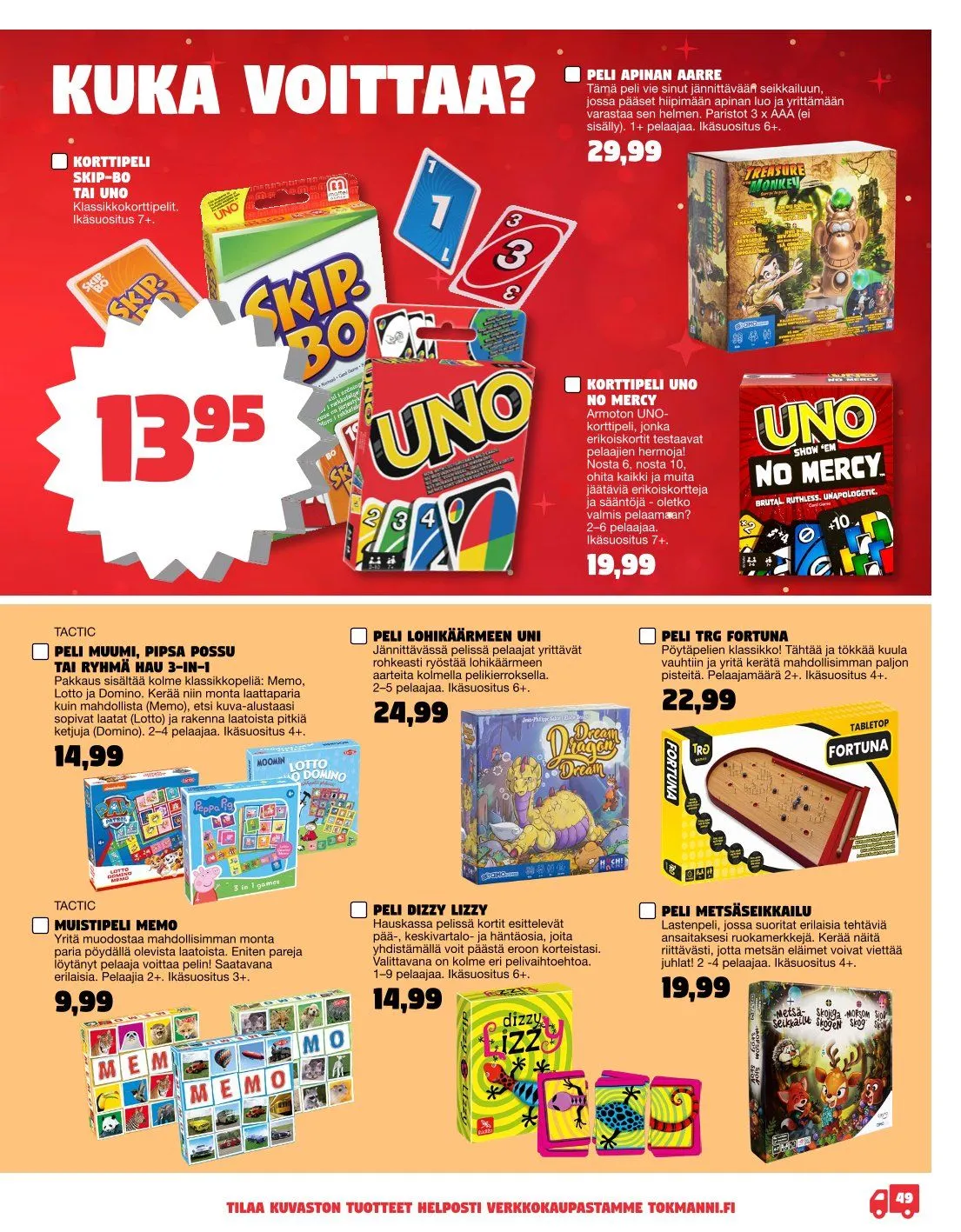  Tokmanni Tarjoukset voimassa alkaen 3. marraskuuta - 24. joulukuuta 2025 - Tarjouslehti sivu 49