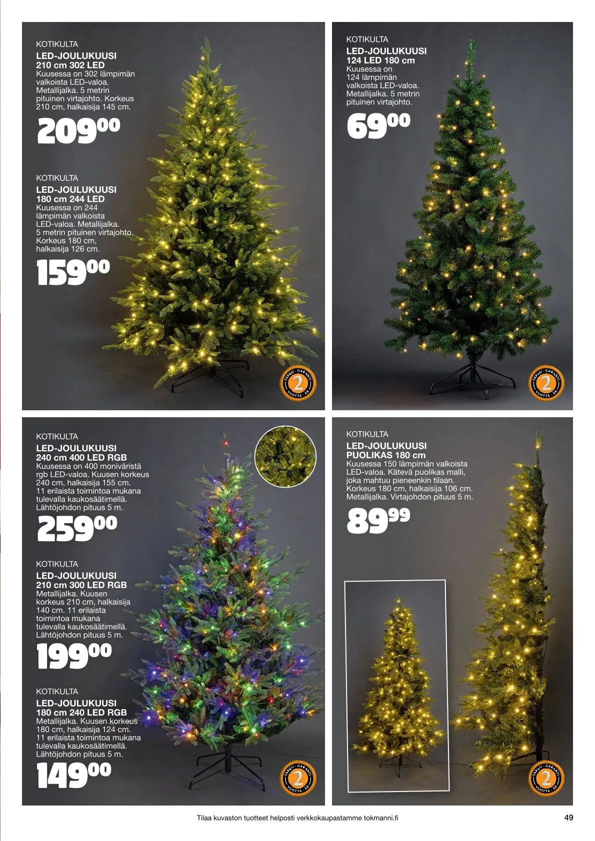  Tokmanni Tarjoukset voimassa alkaen 28. marraskuuta - 24. joulukuuta 2025 - Tarjouslehti sivu 49