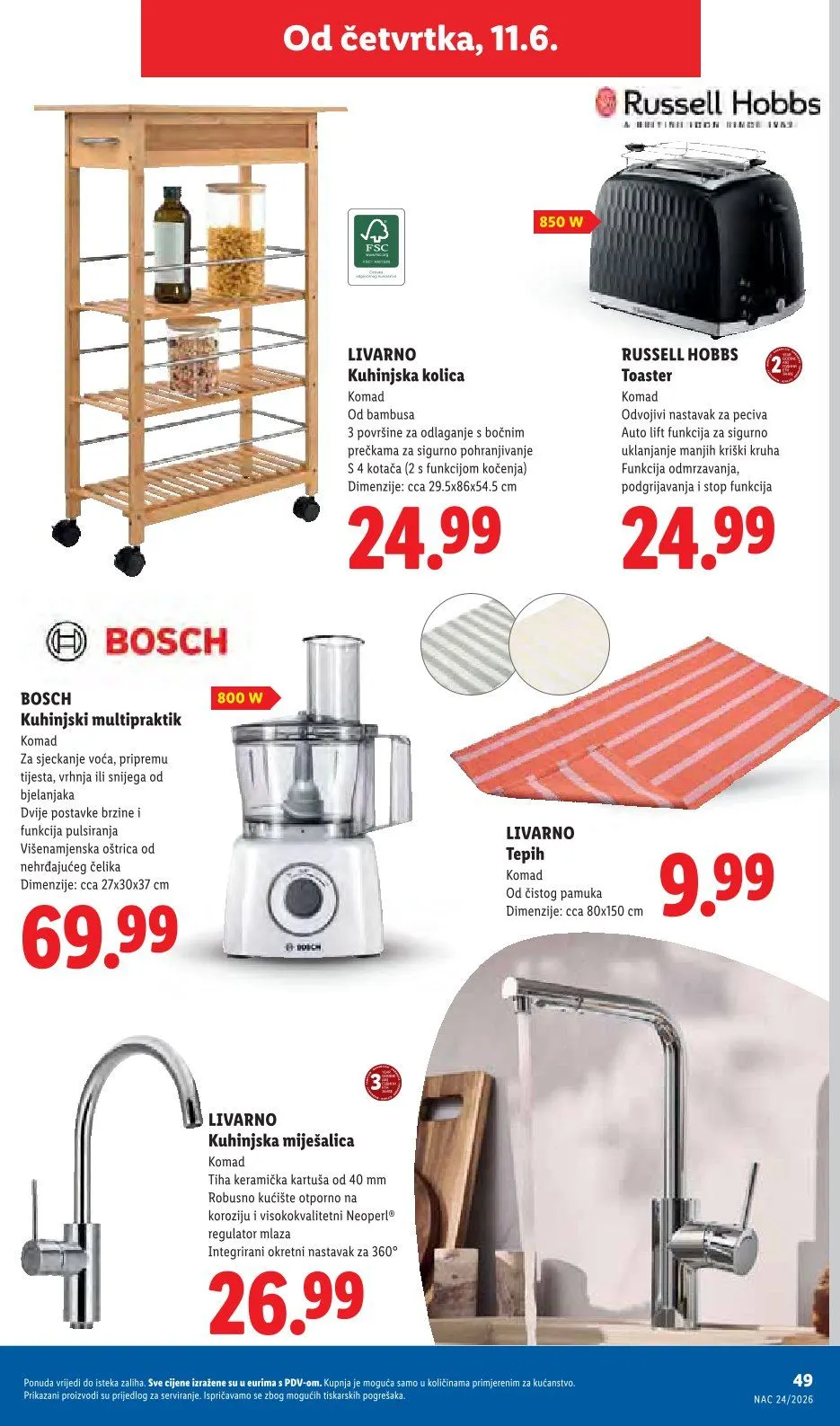 Katalog  LIDL od 8. lipnja do 14. lipnja 2026. - Pregled Stranica 49