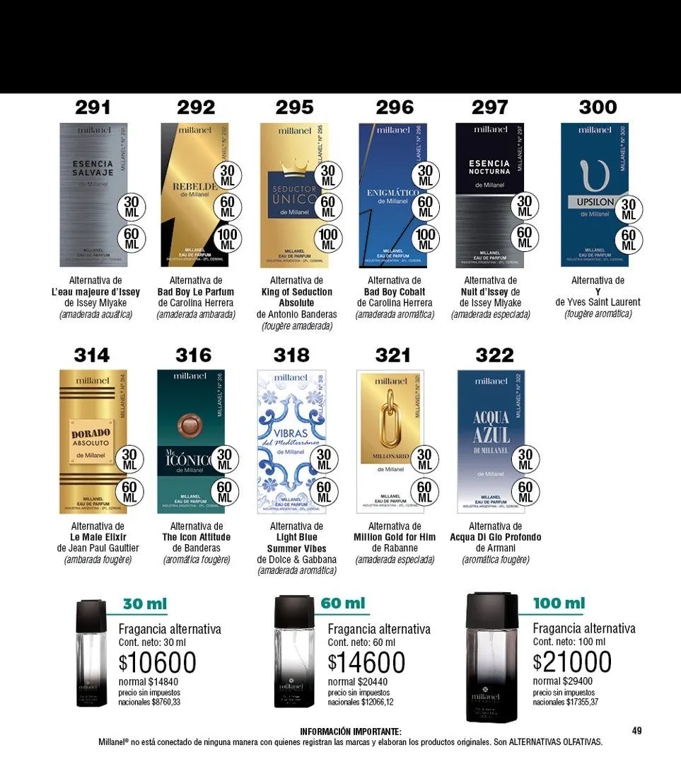 Ofertas de  Ofertas Millanel  20 de julio al 16 de agosto 2026 - Página 49 del catálogo