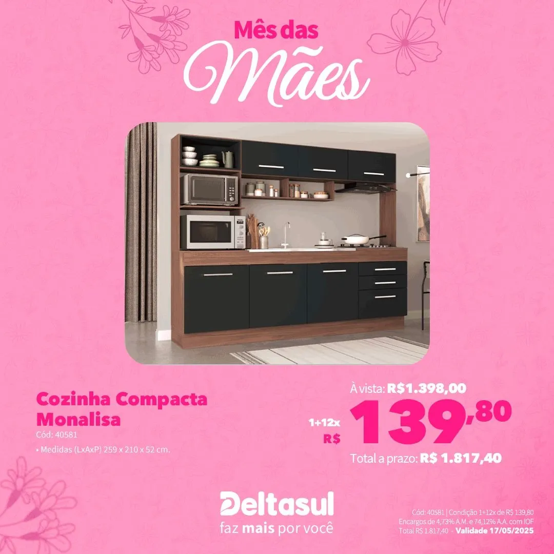 Encarte de Deltasul Mês das Mães! 5 de maio até 17 de maio 2025 - Pagina 50