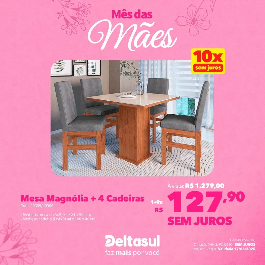Encarte de Deltasul Mês das Mães! 5 de maio até 17 de maio 2025 - Pagina 54