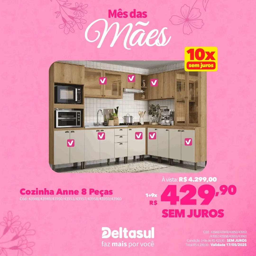 Encarte de Deltasul Mês das Mães! 5 de maio até 17 de maio 2025 - Pagina 57