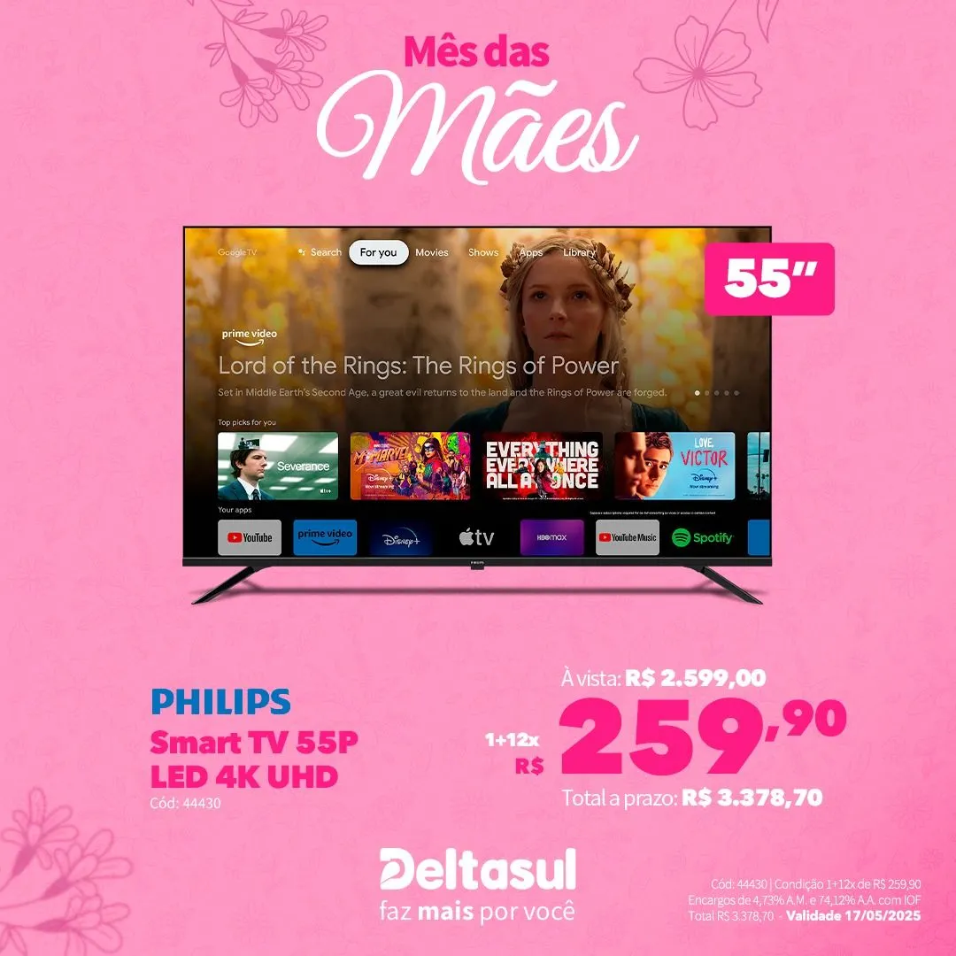 Encarte de Deltasul Mês das Mães! 5 de maio até 17 de maio 2025 - Pagina 38