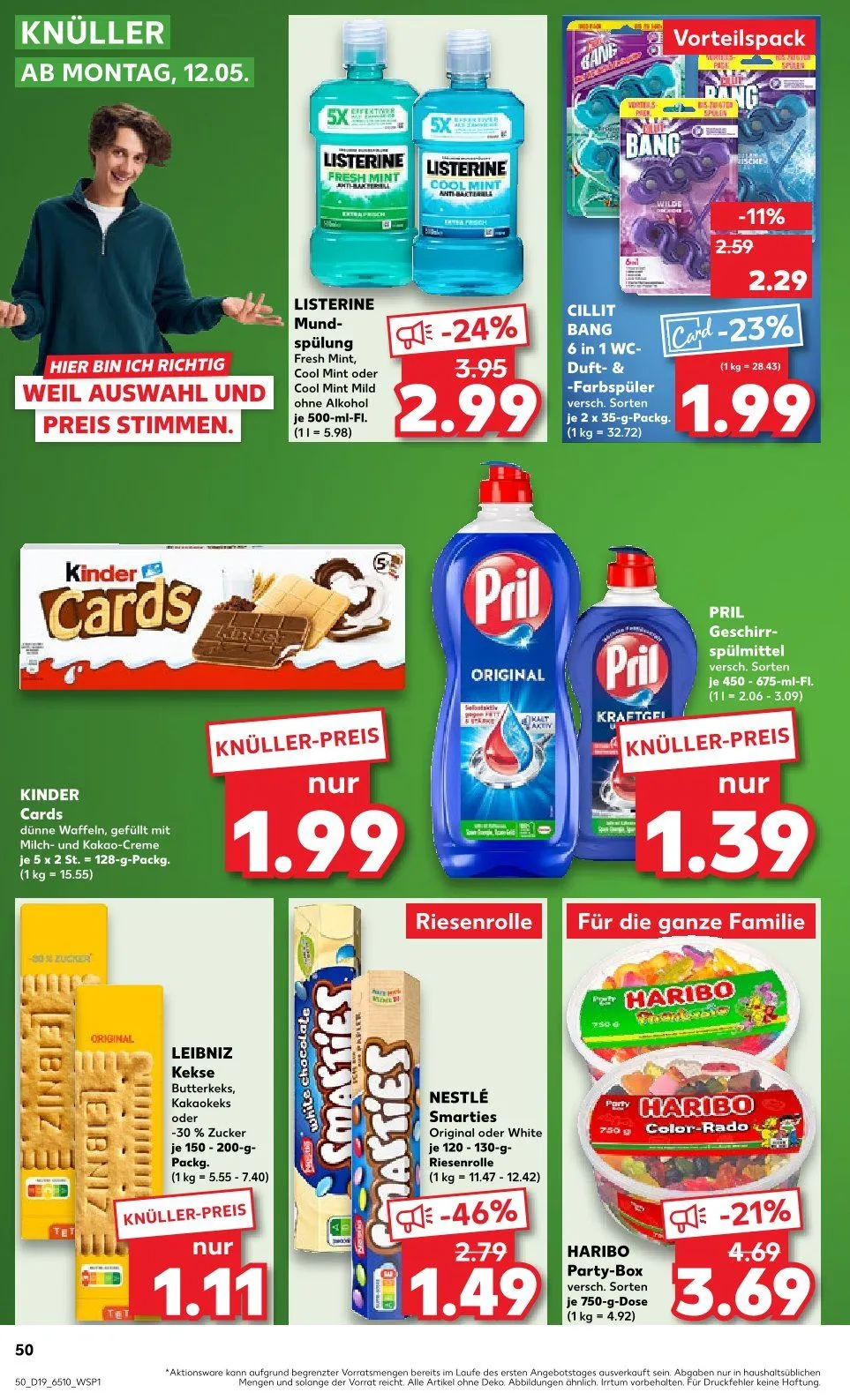 Kaufland Prospekt von 8. Mai bis 14. Mai 2025 - Prospekt seite 50