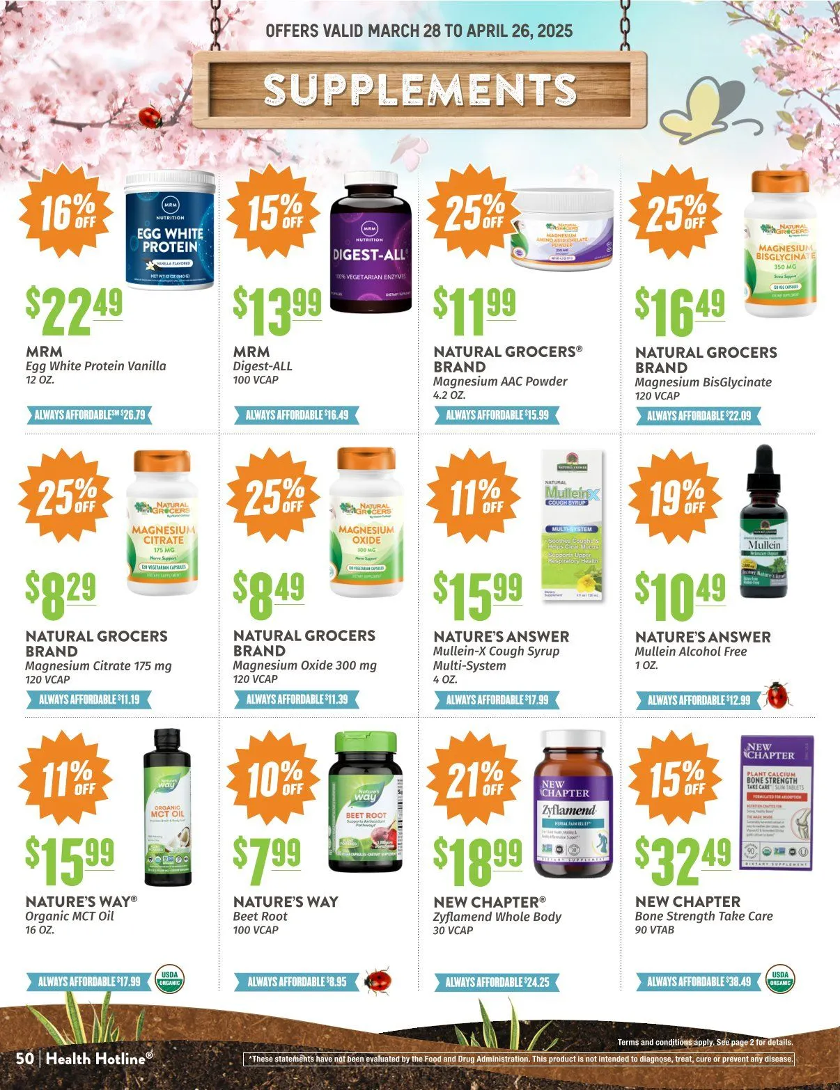 Weekly ad Natural Grocers Deals from April 4 to April 30 2025 - Page 26