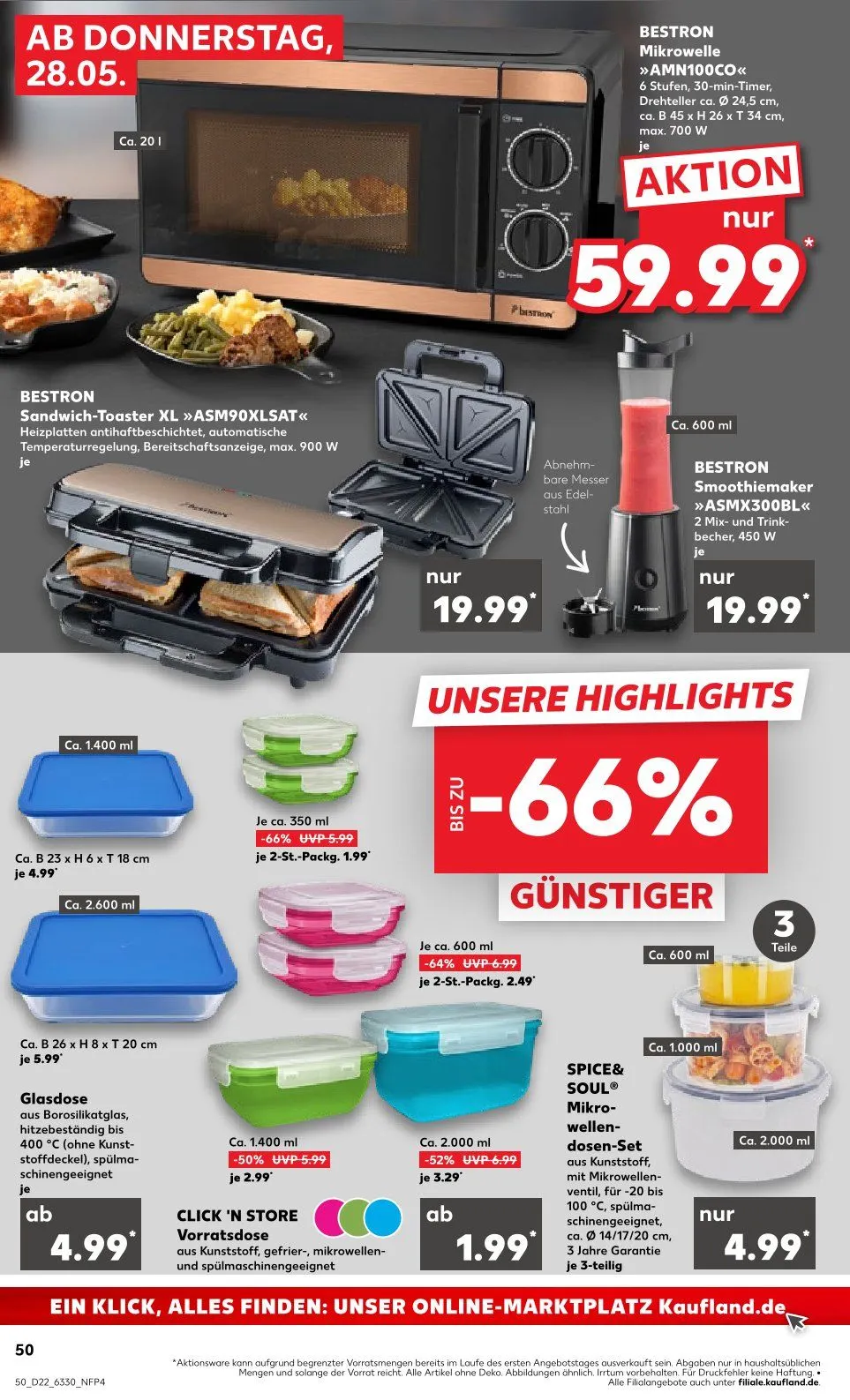 Kaufland Prospekte von 28. Mai bis 3. Juni 2026 - Prospekt seite 50