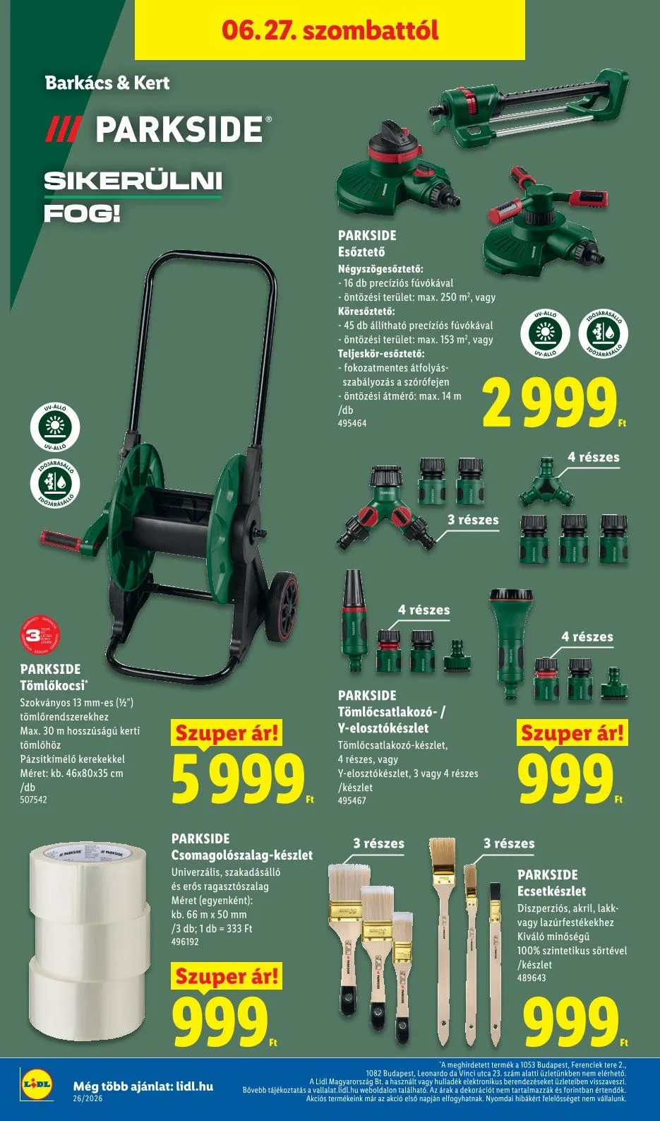 Katalógus Lidl legfrissebb ajánlatai június 25.-tól július 7.-ig 2026. - Oldal 50