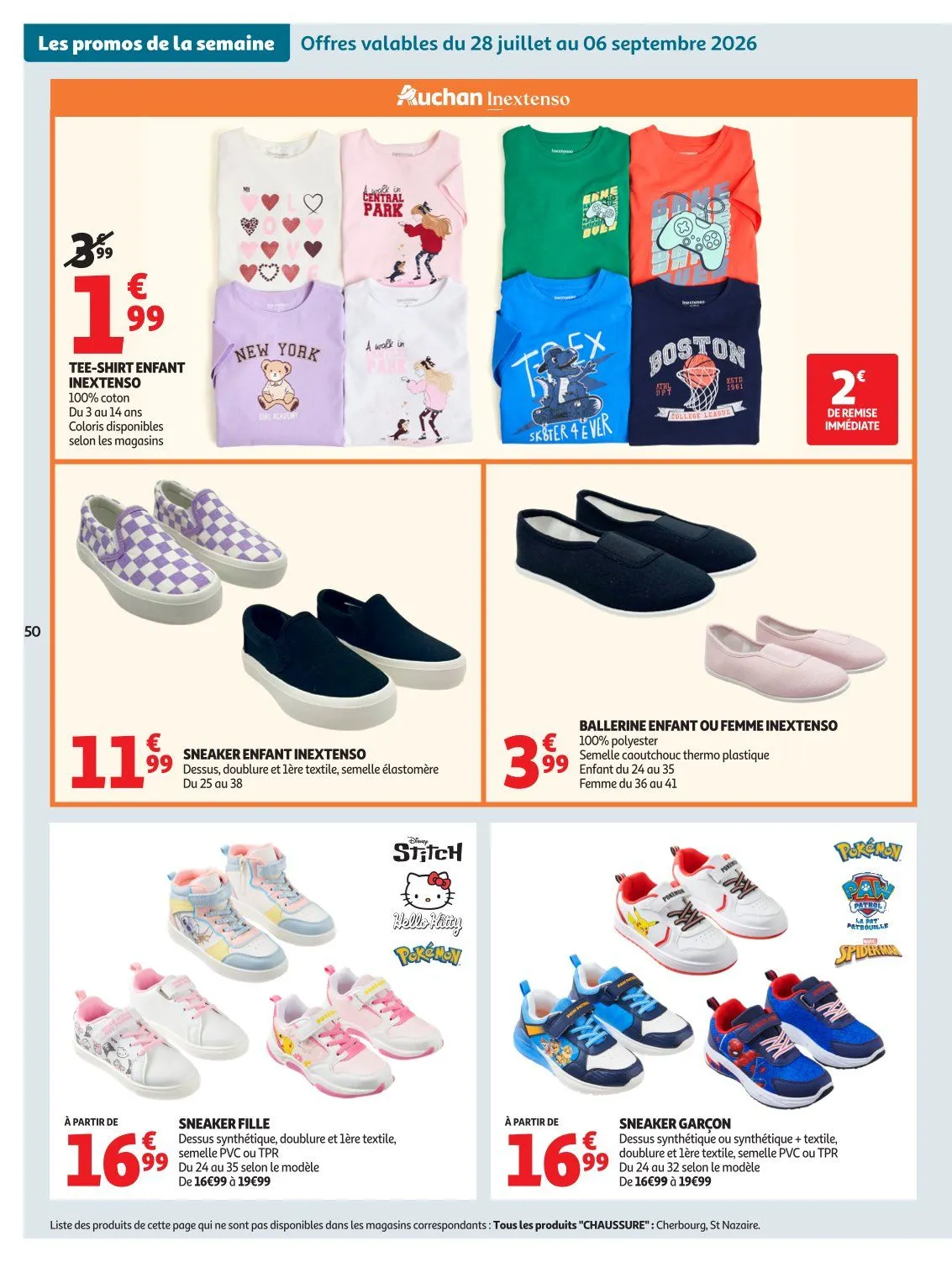 Catalogues Auchan du 28 juillet au 8 août 2026 - Catalogue page 50