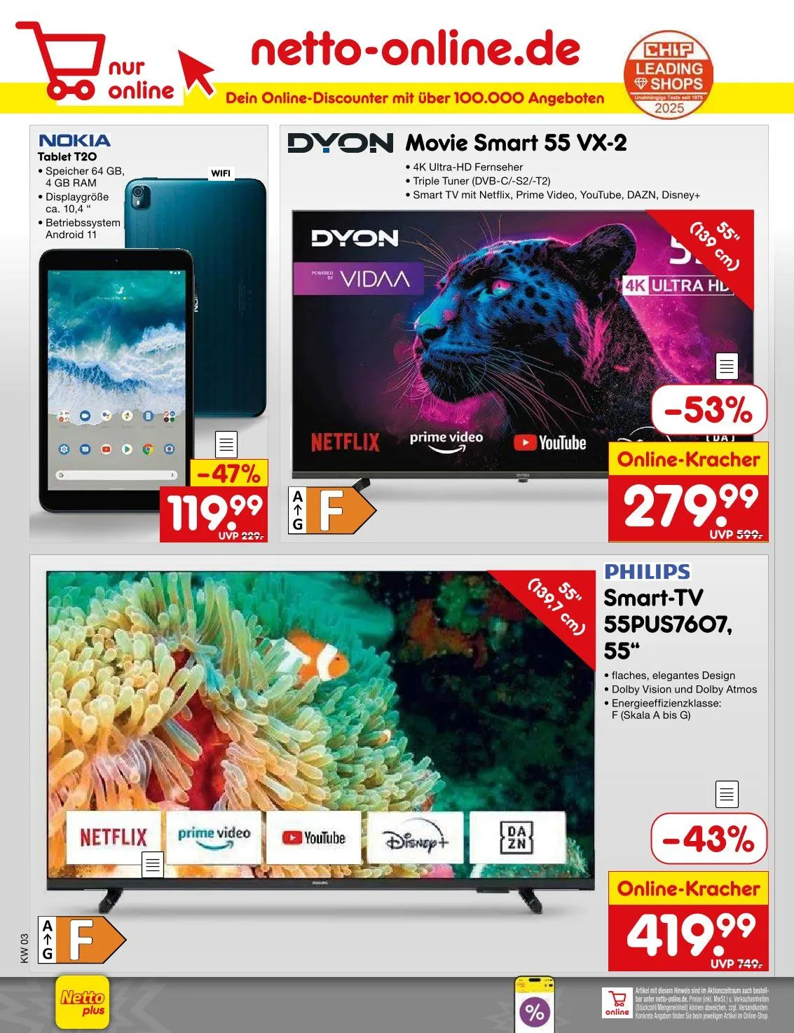 Netto Marken-Discount Angebote von 12. Januar bis 17. Januar 2026 - Prospekt seite 50