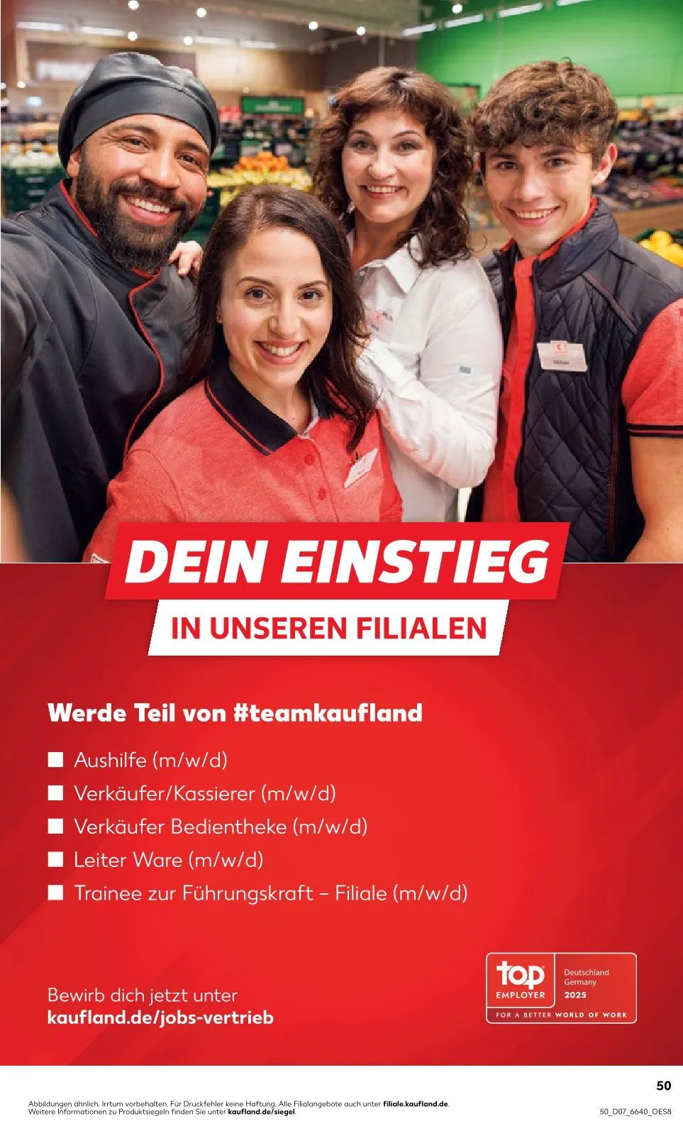 Kaufland Prospekt von 13. Februar bis 19. Februar 2025 - Prospekt seite 50