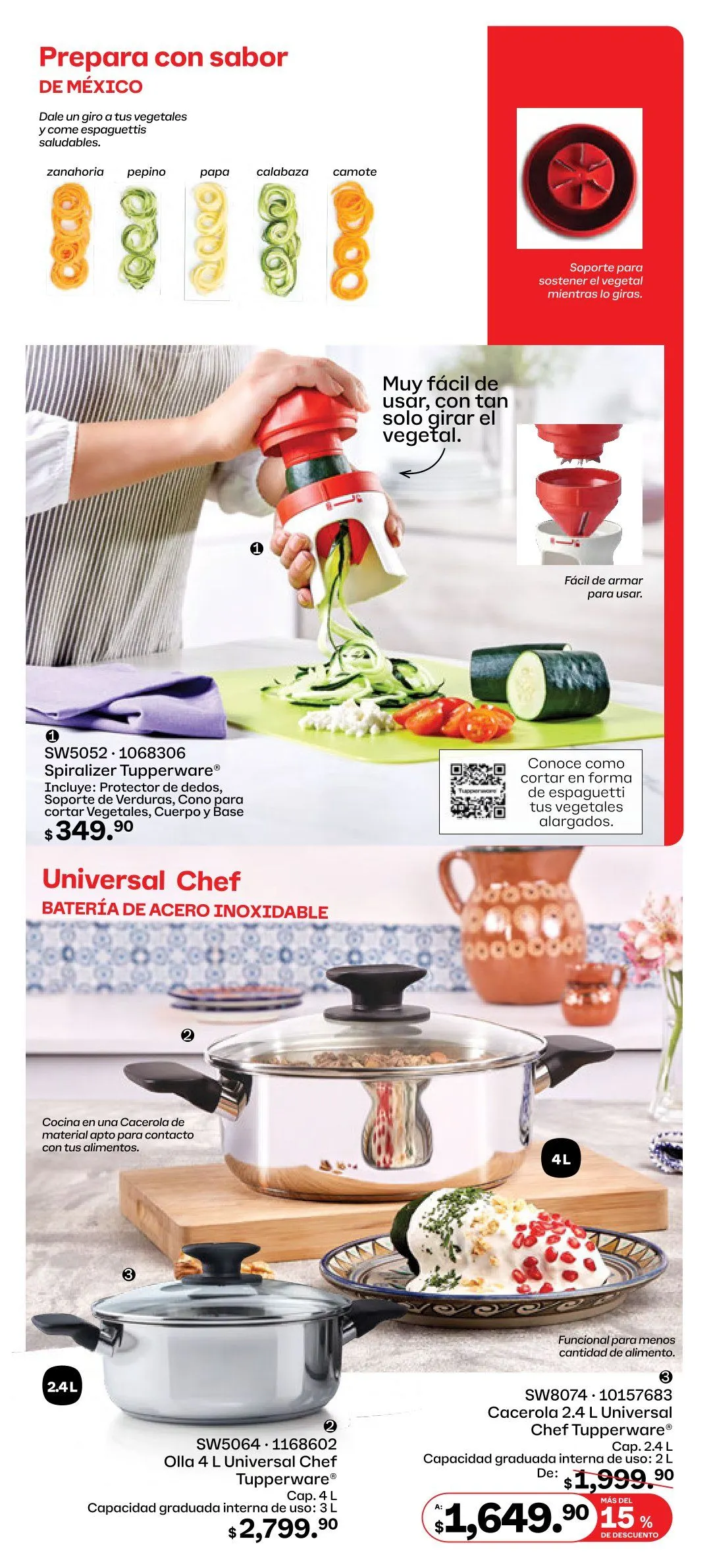 Catálogo de Tupperware logo de catálogo 11 de agosto al 7 de septiembre 2025 - Pagina 57