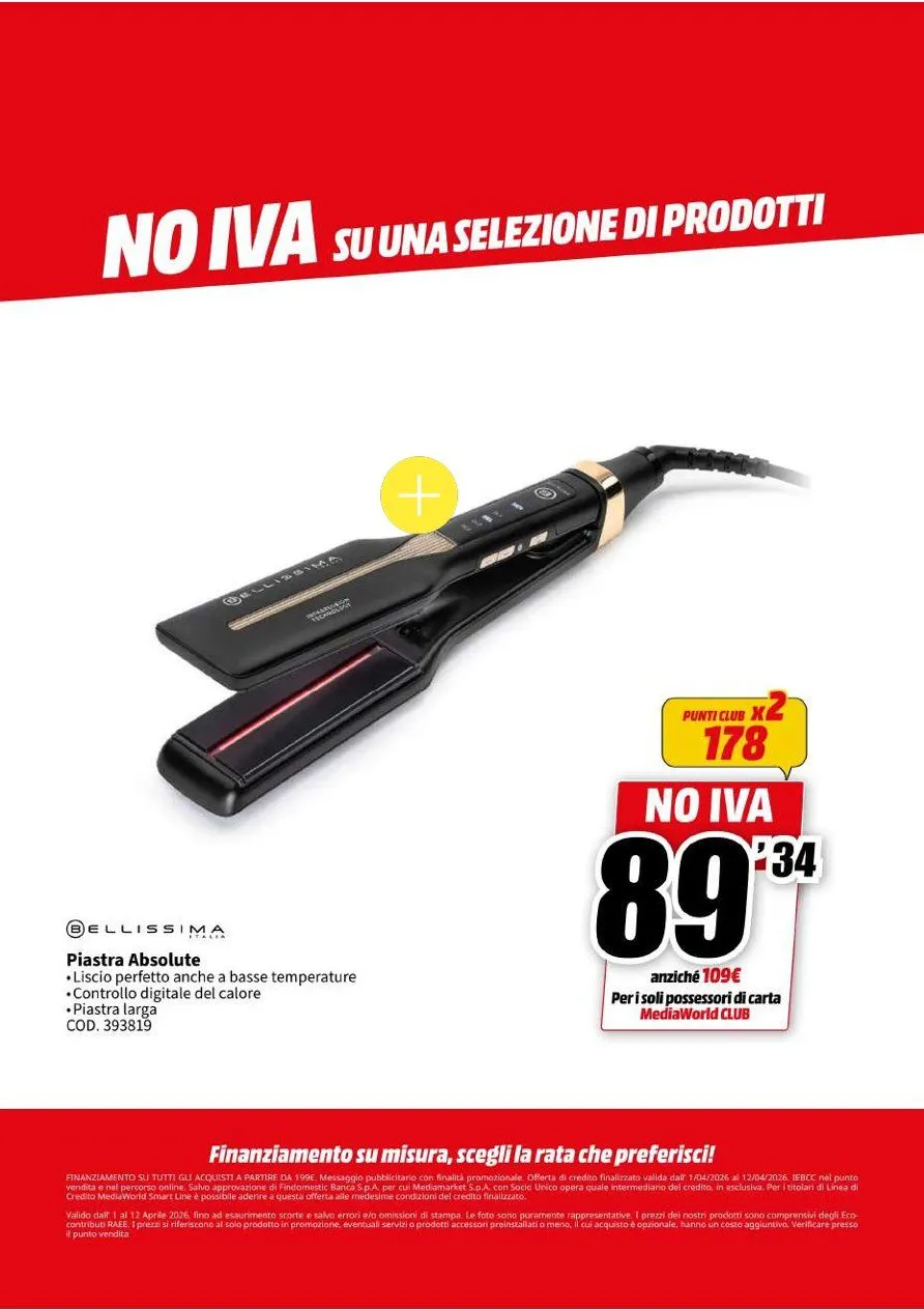 Volantini MEDIAWORLD da 1 aprile a 12 aprile di 2026 - Pagina del volantino 50