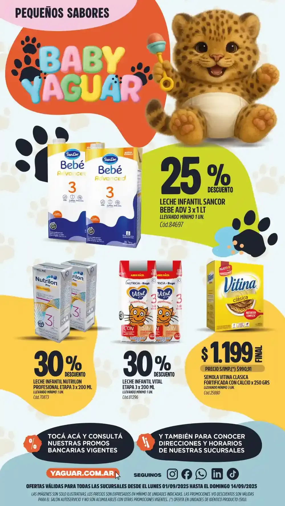 Ofertas de Ofertas Yaguar - Últimos catálogos 8 de septiembre al 15 de septiembre 2025 - Página 49 del catálogo